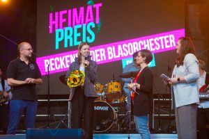 -gap- Am 19. September 2025 verleiht die Stadt Greven auf dem Marktplatz des Heimat-Preis, Platz 3: Das Reckenfelder Blasorchester